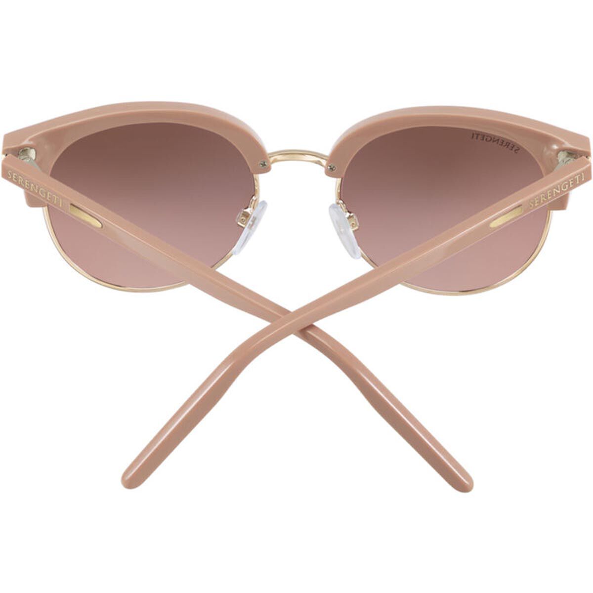 LELA, Shiny Rose Acetate with Shiny Gold Metal-Mineral Polarized Drivers Gradient Cat 2 to 3, hi-res image number null